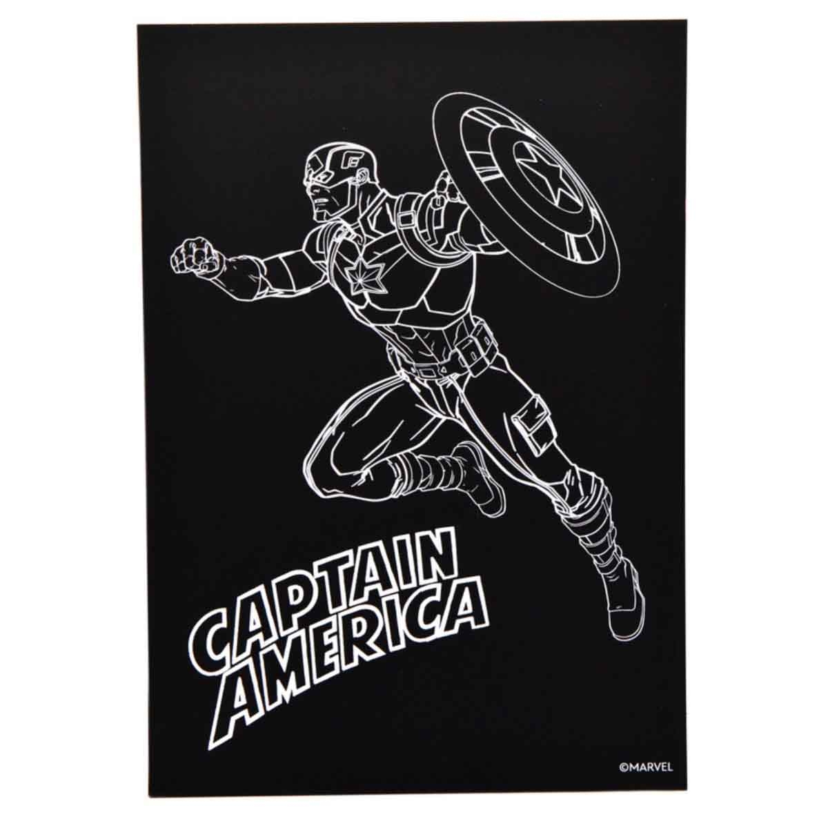 Marvel Avengers Scratch Scribble Sticker Set Unisex, 3-4 Years