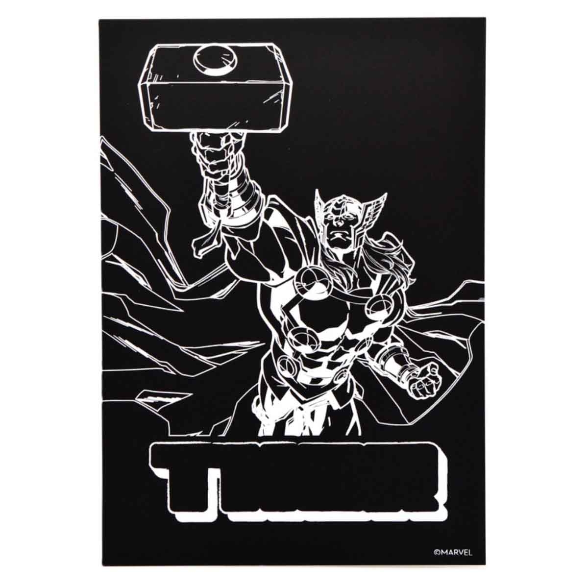 Marvel Avengers Scratch Scribble Sticker Set Unisex, 3-4 Years