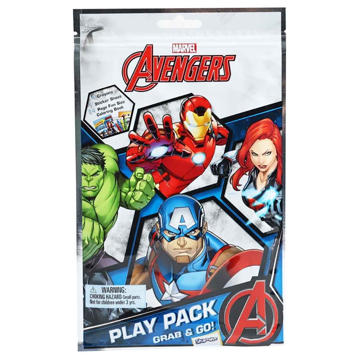 Marvel Avengers Grab & Go Play Pack Unisex, 3-4 Years