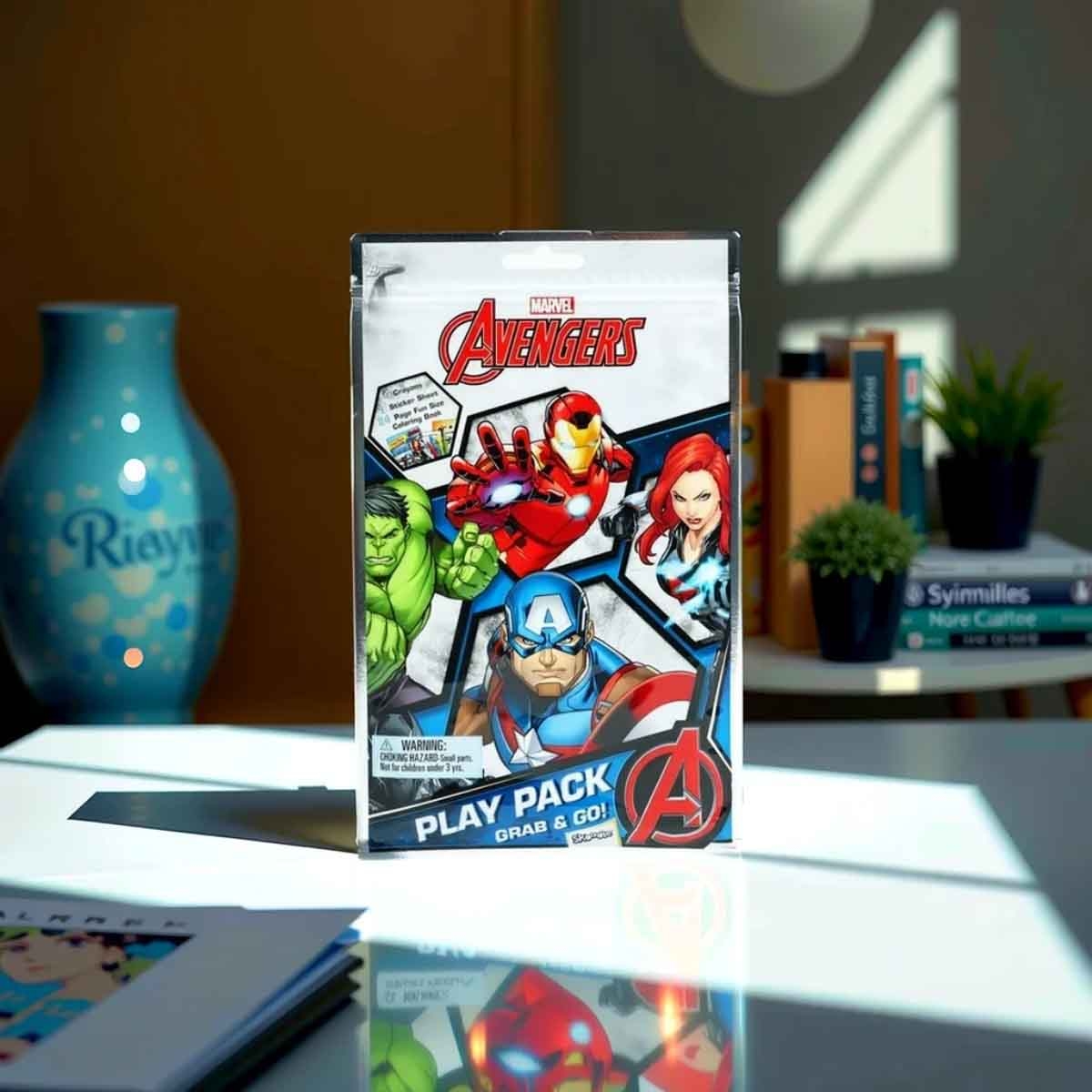 Marvel Avengers Grab & Go Play Pack Unisex, 3-4 Years