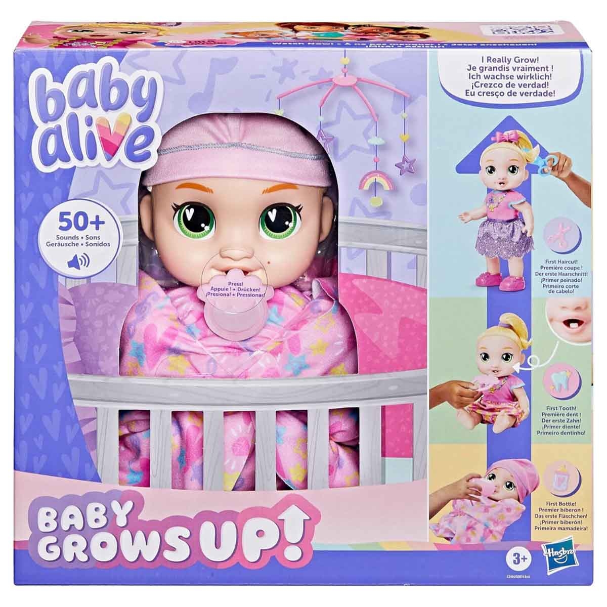 Baby Alive Baby Grows Up Doll Playset Unisex, 3-4 Years