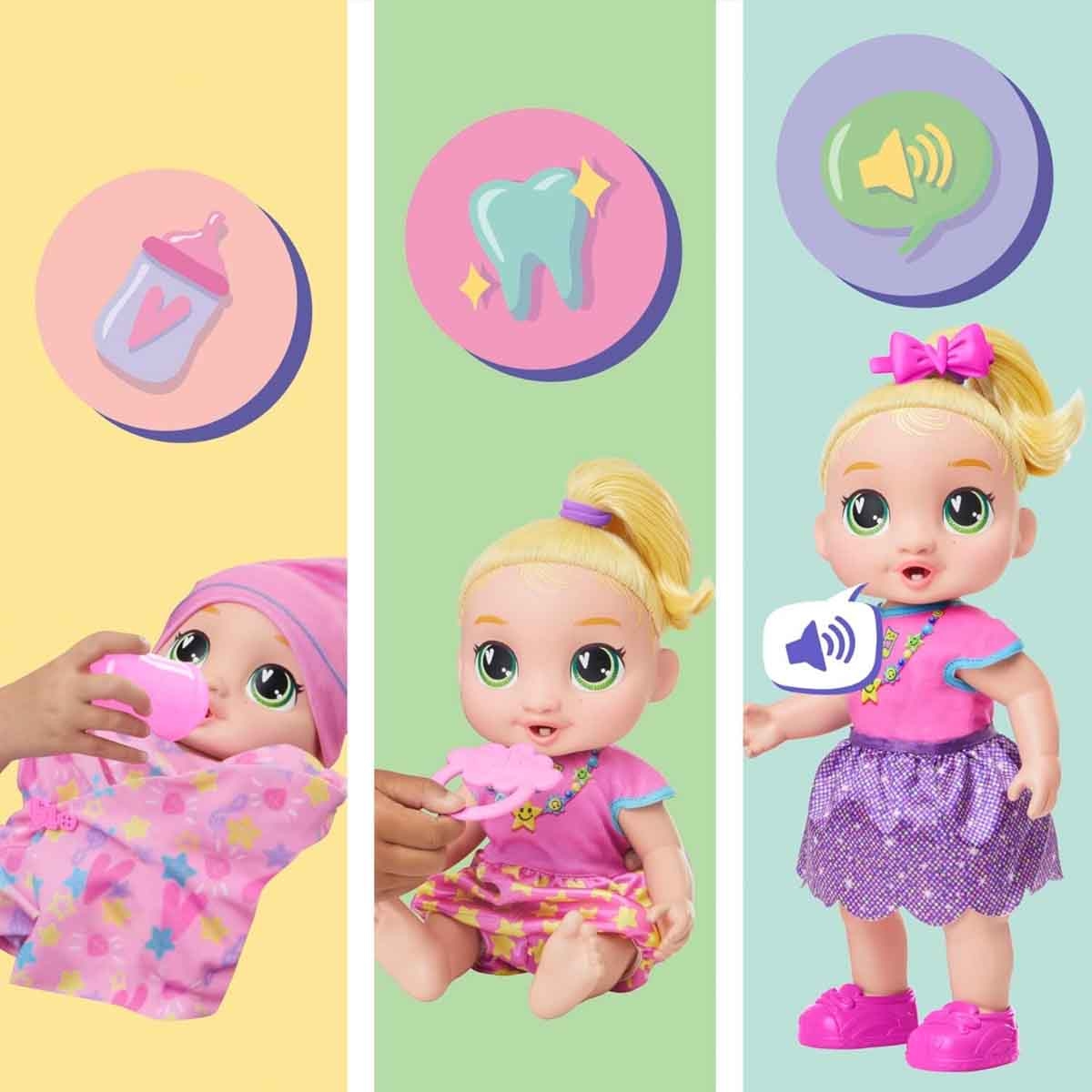 Baby Alive Baby Grows Up Doll Playset Unisex, 3-4 Years