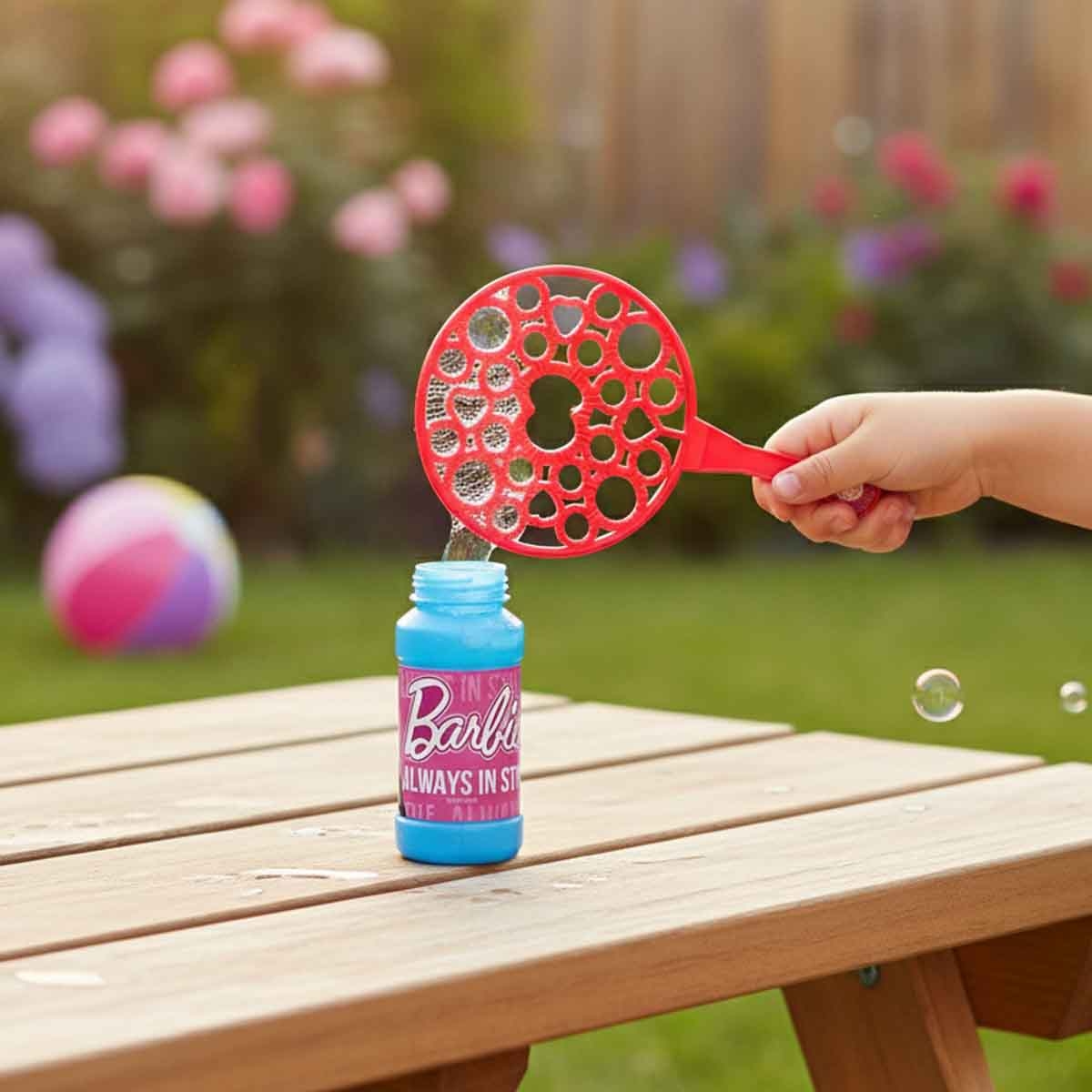Barbie Bubble Wand Fun with Solution Girls, 3-4 Years