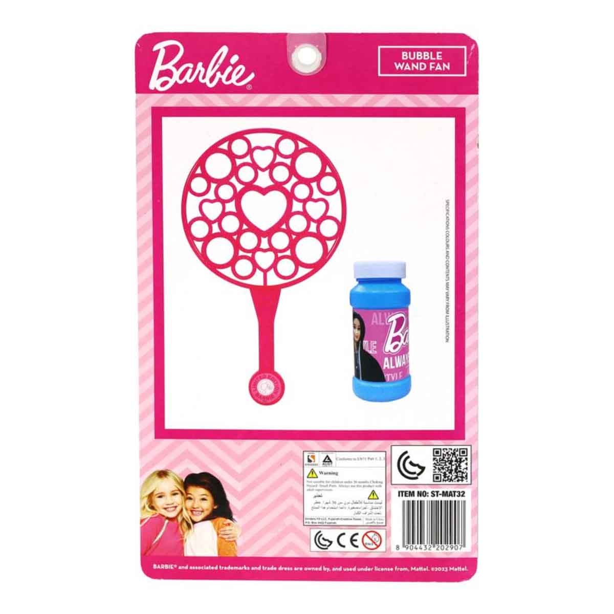 Barbie Bubble Wand Fun with Solution Girls, 3-4 Years
