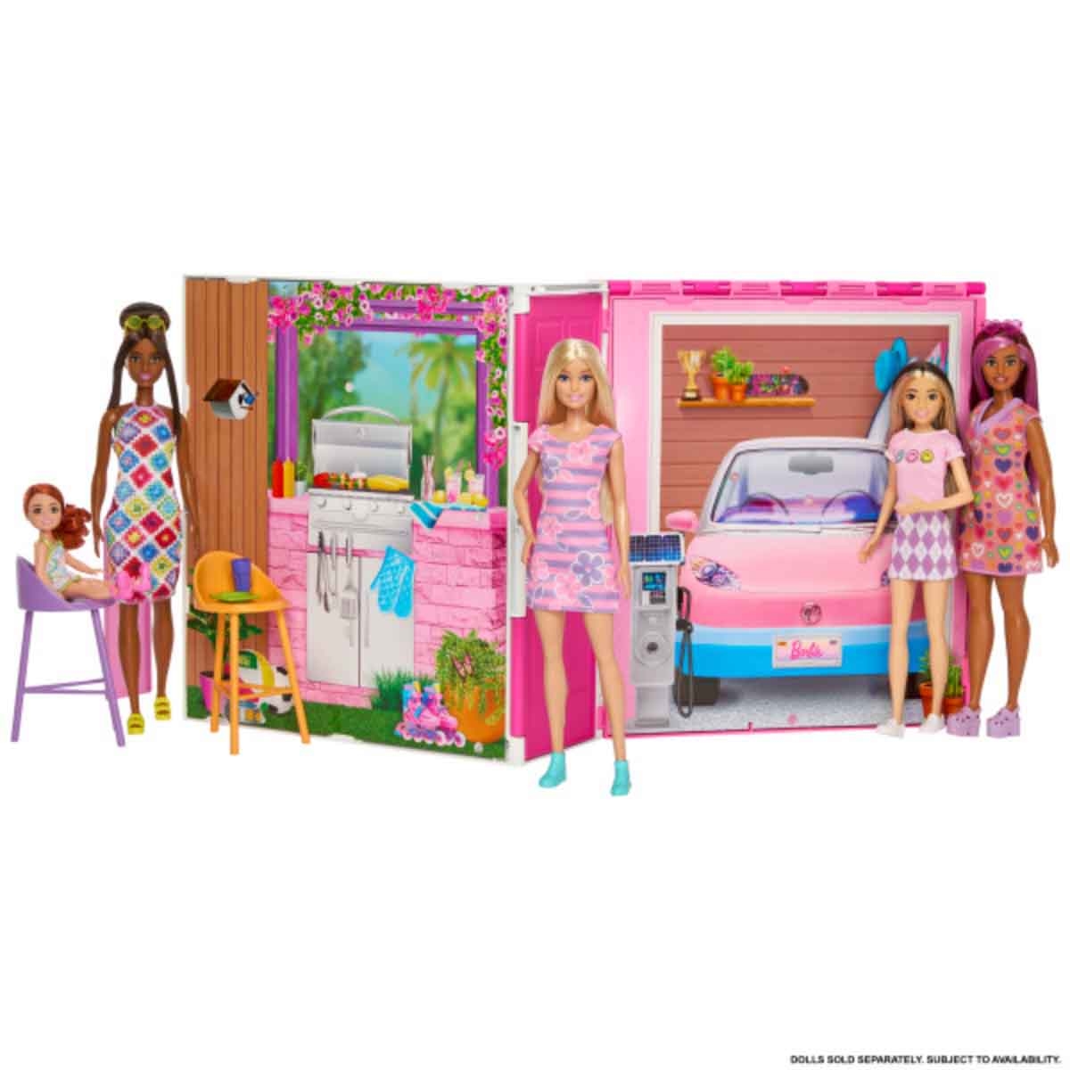 Barbie Dollhouse with Doll Set Girls, 3-4 Years