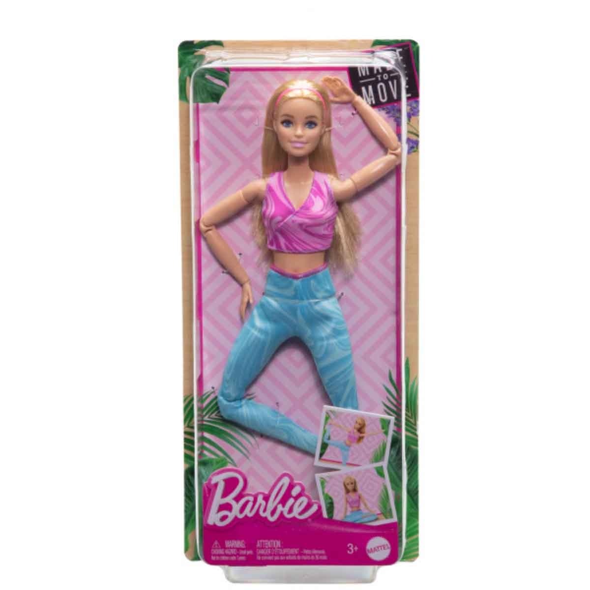 Barbie Made to Move Blonde Doll Girls, 3-4 Years
