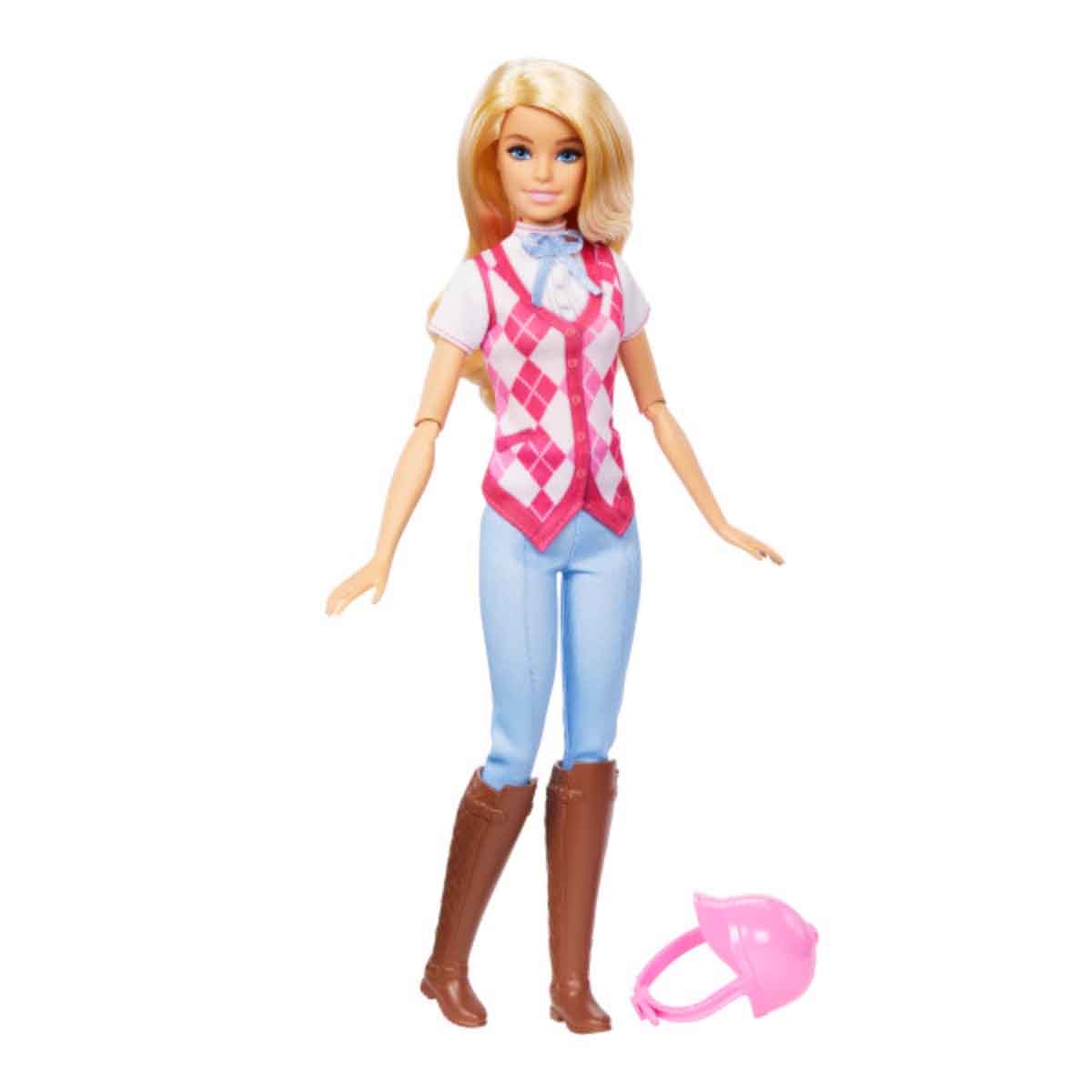 Barbie The Great Horse Chase Malibu Doll with Riding Clothes & Accessories Girls, 3-4 Years