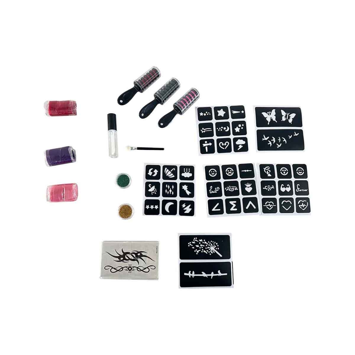 بيوتي بومب عدة تصميم تاتو تجميلية للبنات، من عمر ‎3-4‎ سنوات