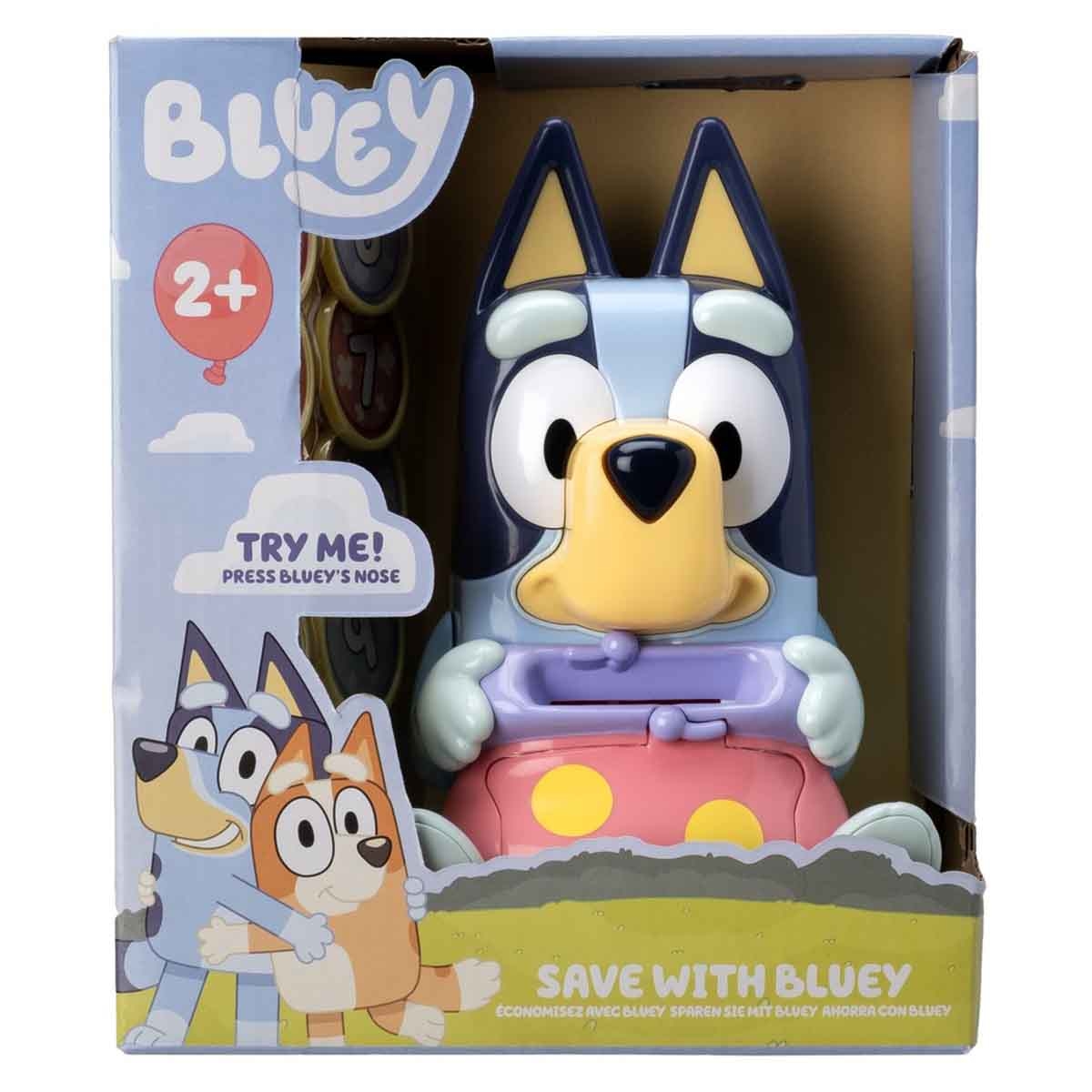 Bluey Save with Bluey Money Bank Unisex, 3-4 Years