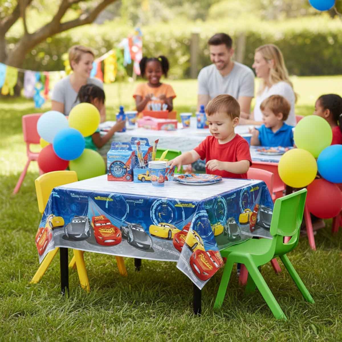 Disney and Pixar Cars 3 Plastic Tablecover