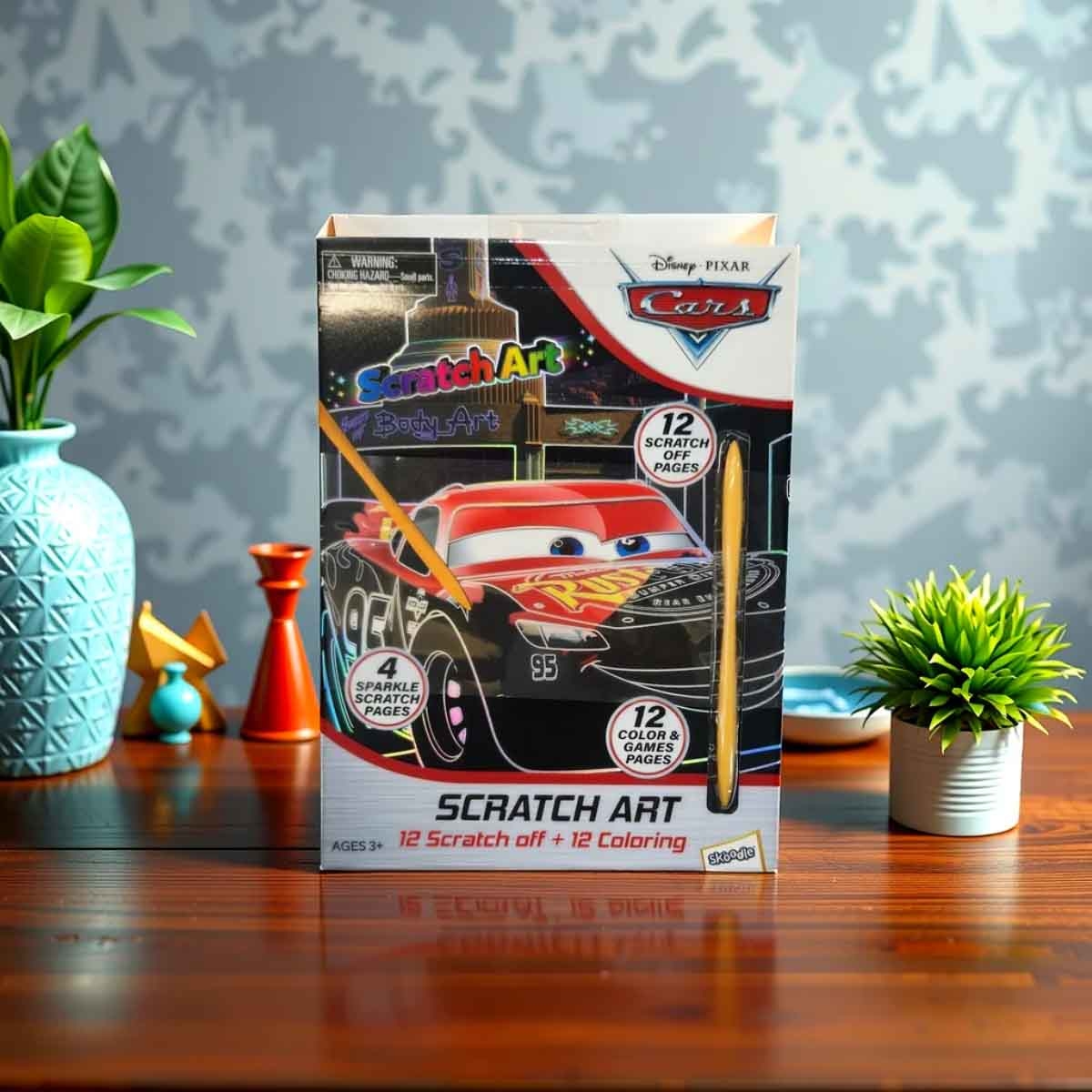 ديزني وبيكسار كارز مجموعة فن الحفر للجنسين، عمر 3-4 سنوات