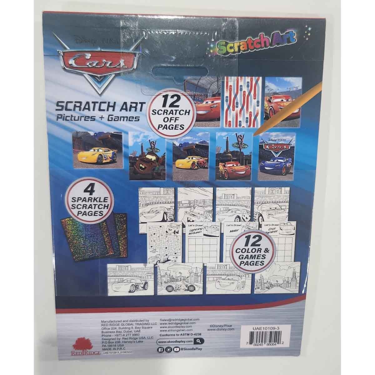 ديزني وبيكسار كارز مجموعة فن الحفر للجنسين، عمر 3-4 سنوات