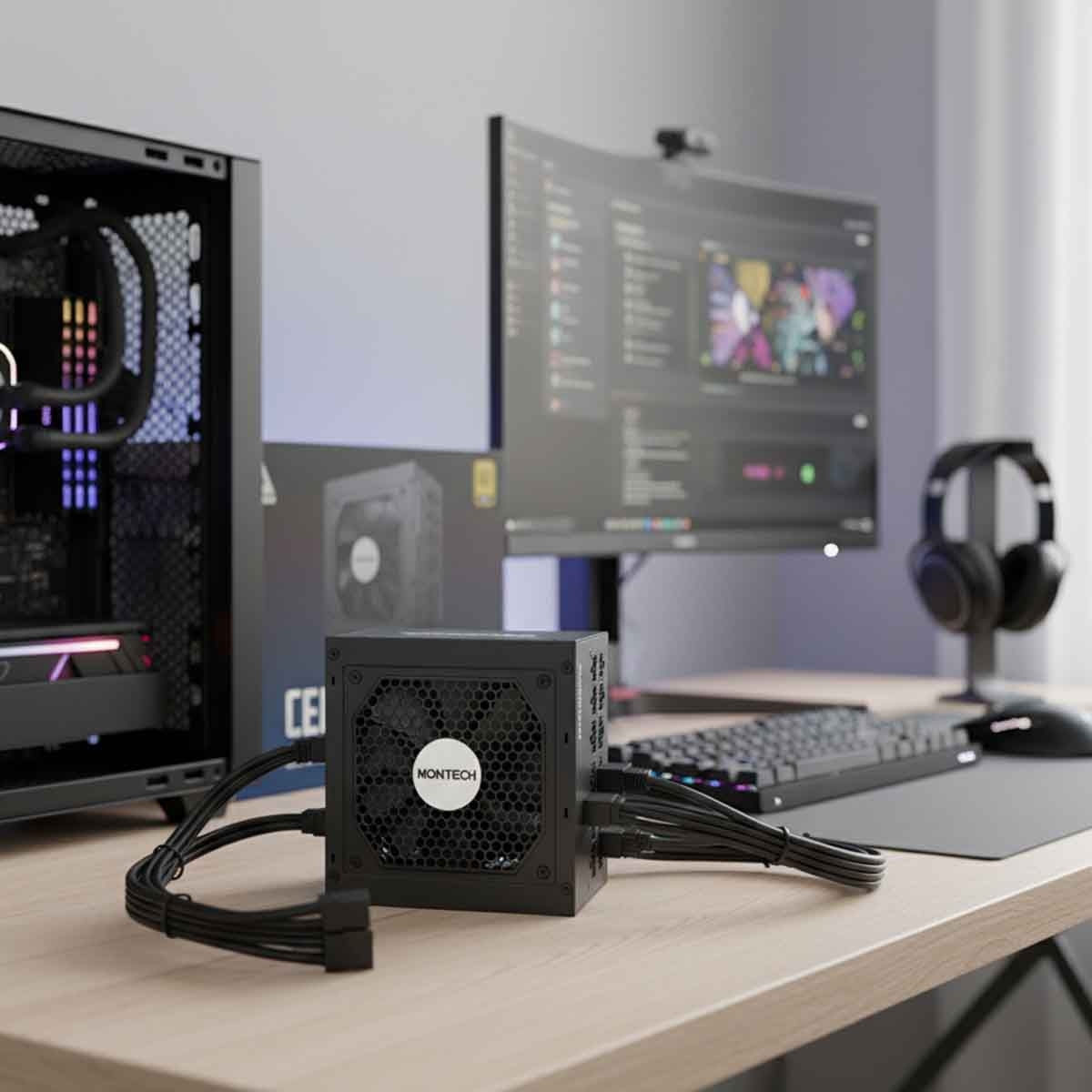 مونتيك مزود طاقة Century G5 850W ذهبي