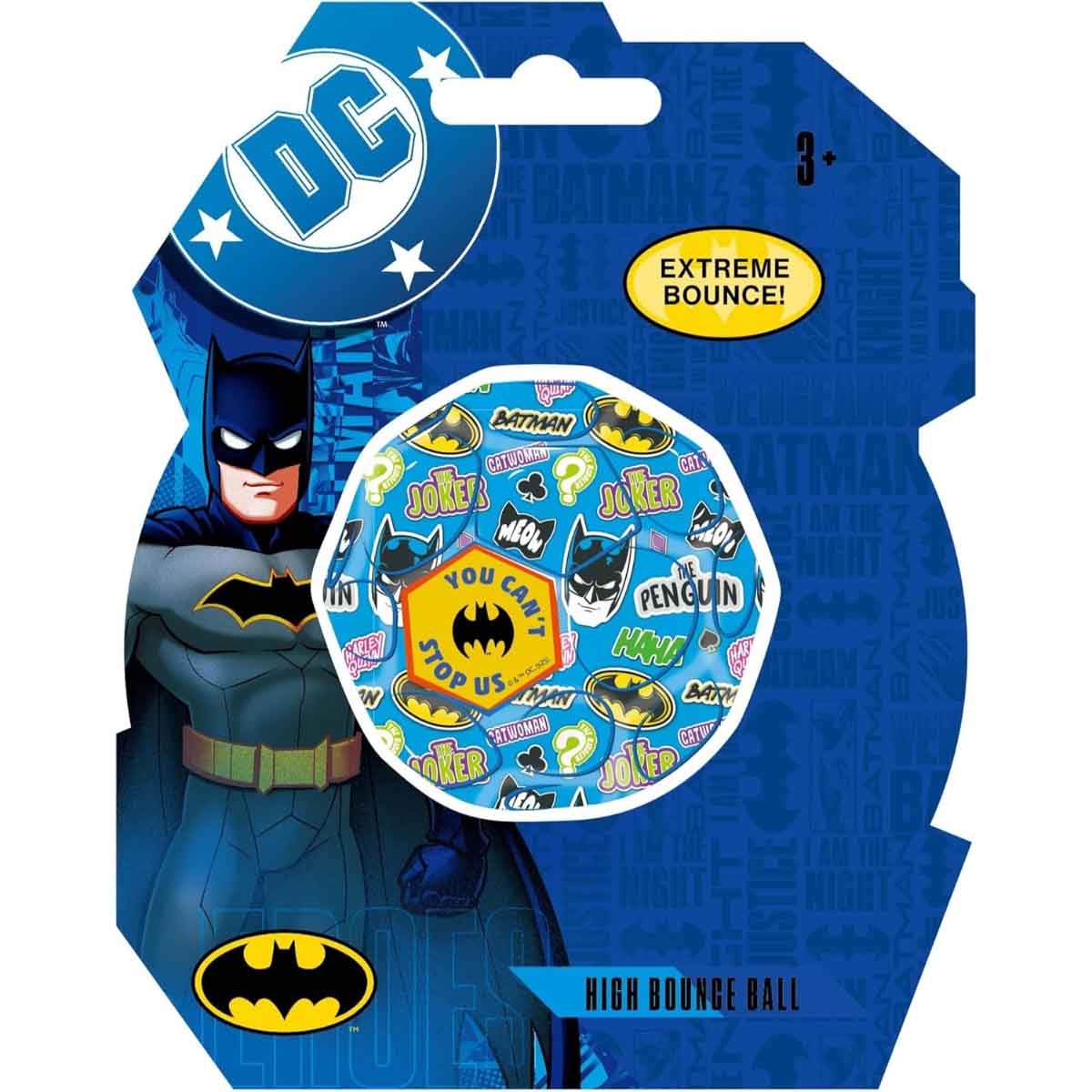 DC Batman High Bounce Ball Unisex, 3-4 Years