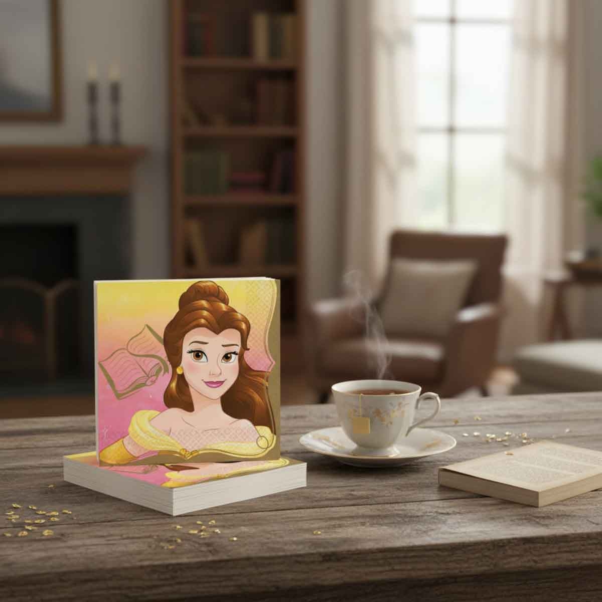 Disney Princess 16-Piece Belle Lunch Napkin Set