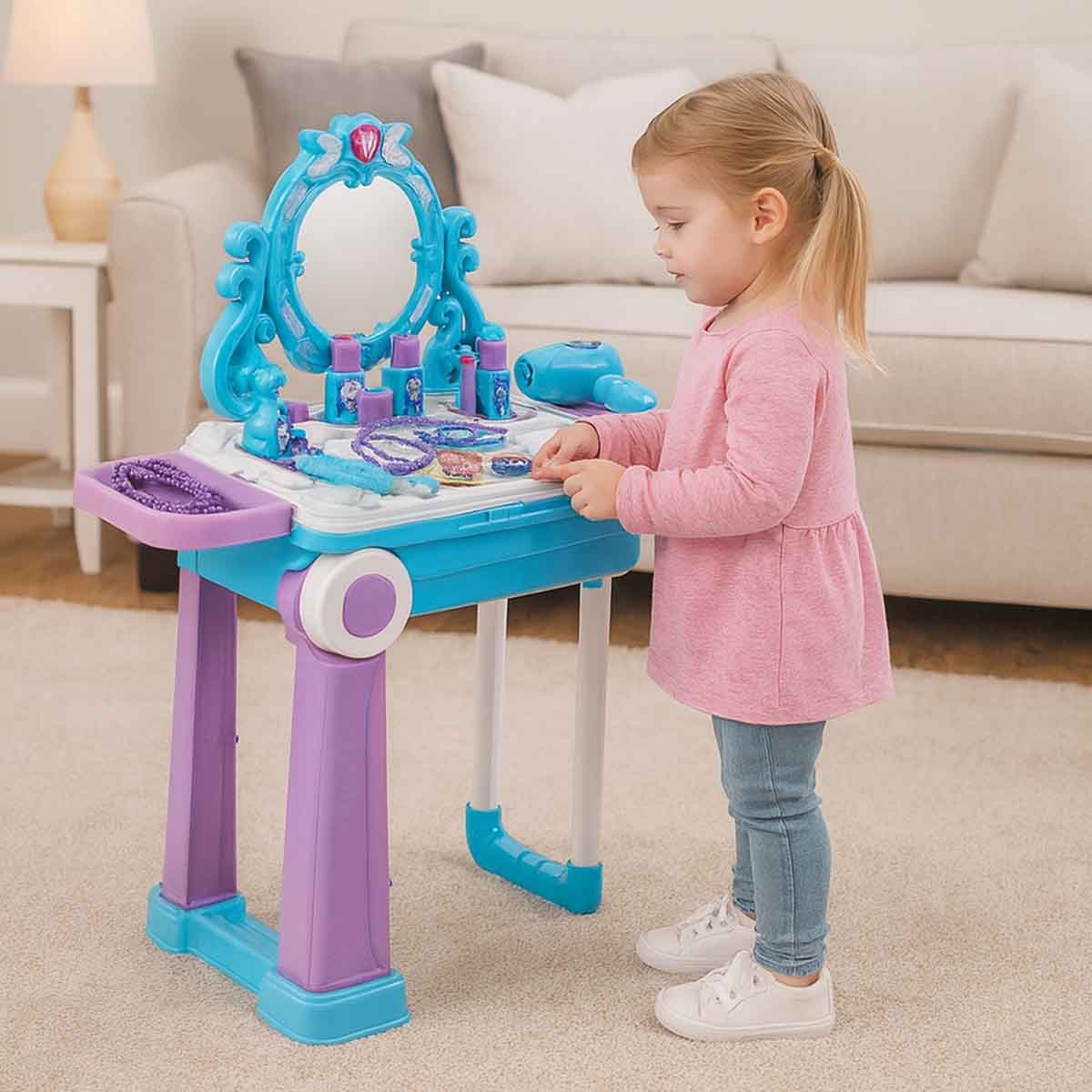 ديزني فروزن طقم تجميل سفر للبنات، عمر 3-4 سنوات