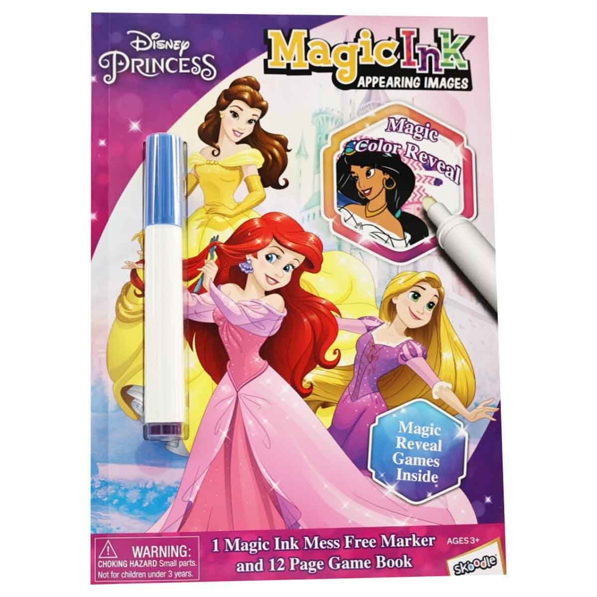 ديزني برينسيس كتاب الحبر السحري للجنسين، عمر 3-4 سنوات