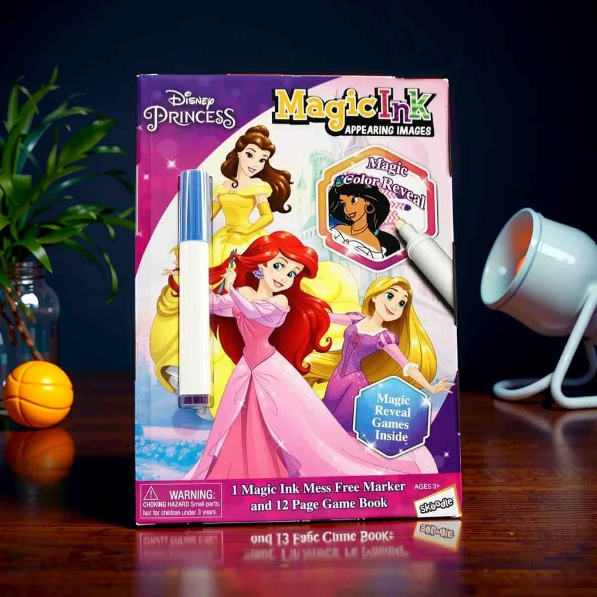 ديزني برينسيس كتاب الحبر السحري للجنسين، عمر 3-4 سنوات