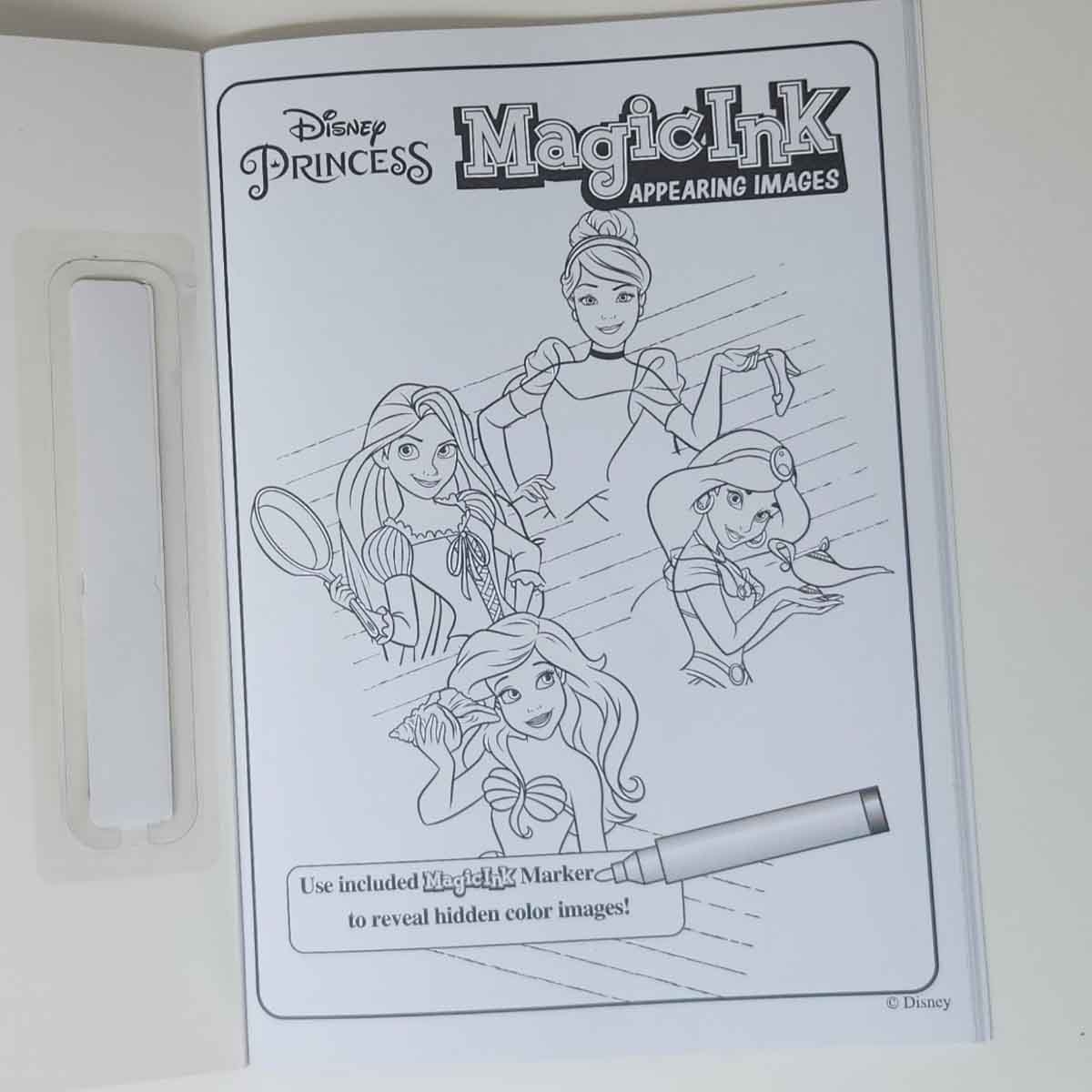 ديزني برينسيس كتاب الحبر السحري للجنسين، عمر 3-4 سنوات