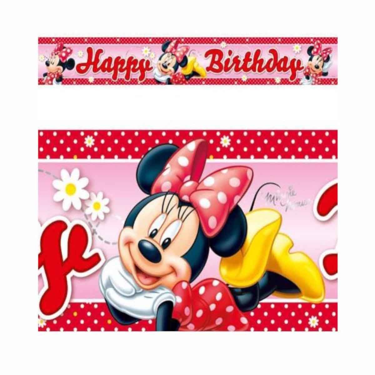 Minnie Mouse 4.5m Disney Red Foil Banner