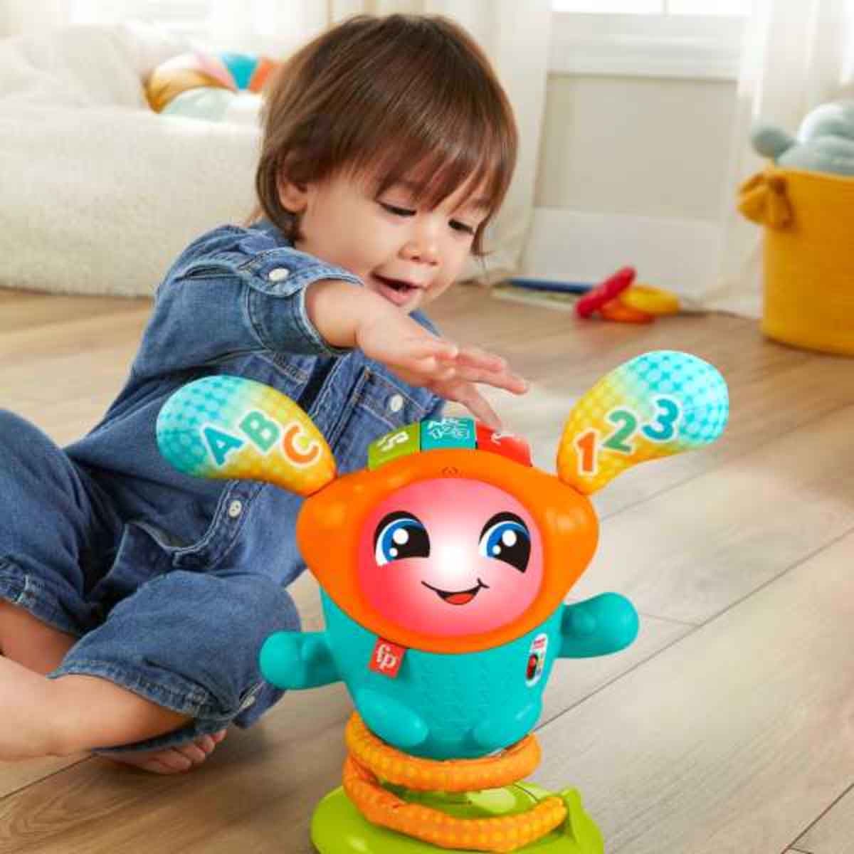 Fisher-Price DJ Bouncing Beats Star Toy Toddler, 0-2 Years