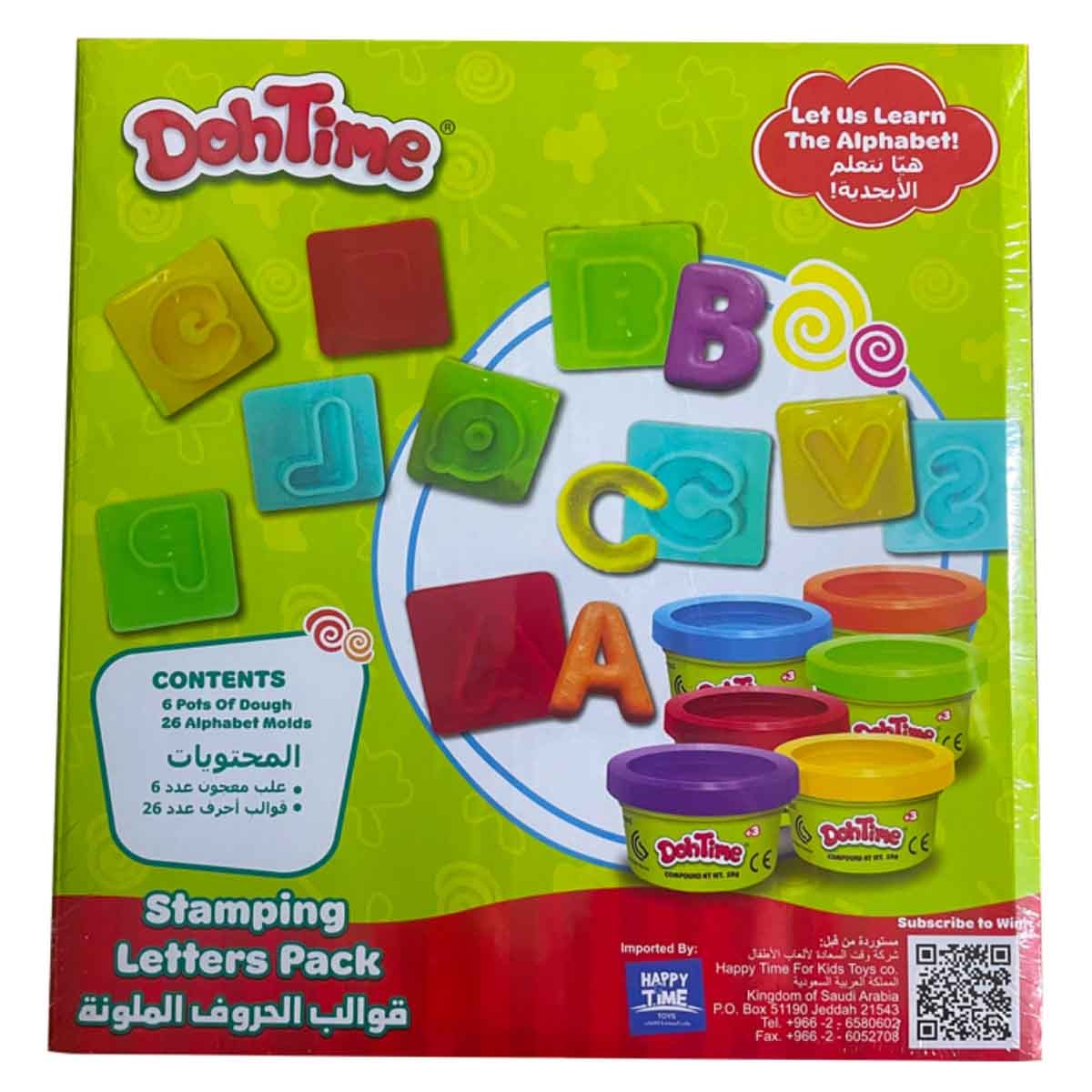 DohTime 26 Stamping Letter Pack Unisex, 3-4 Years