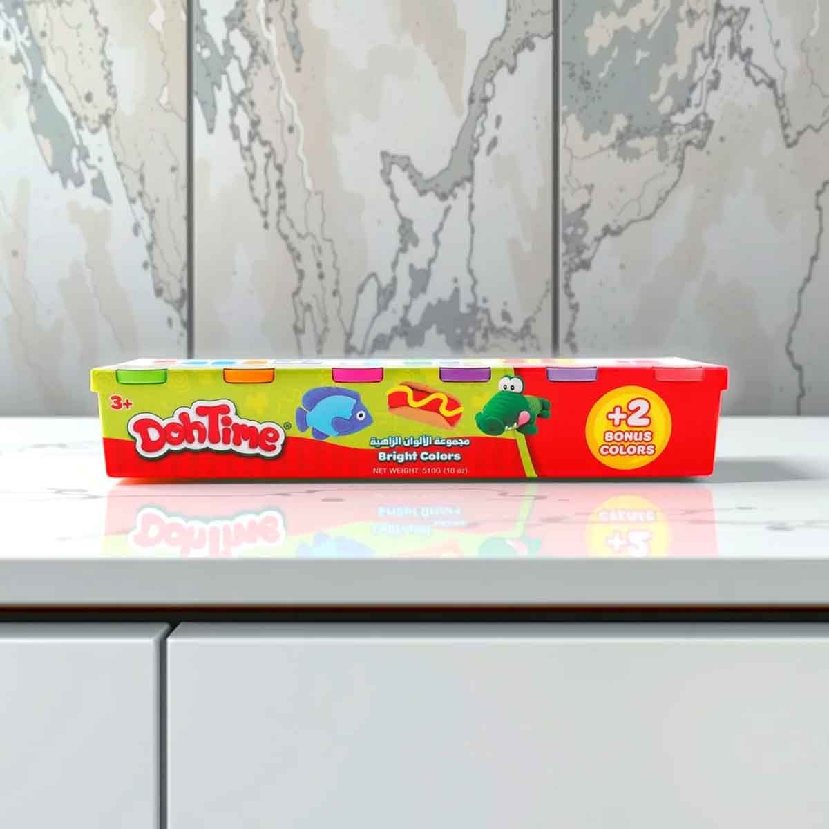 DohTime 3oz. 4+2 Bright Colors Dough Pack Unisex, 3-4 Years