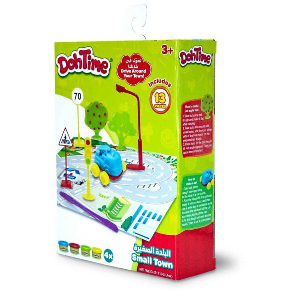 Dohtime Mini Small Town Dough Playset Unisex, 3-4 Years