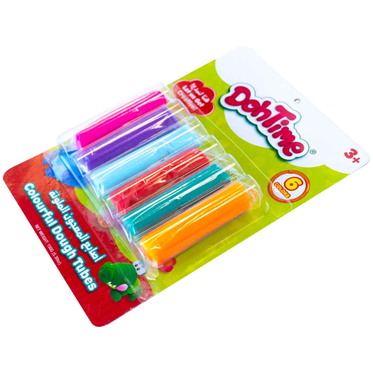 Dohtime 6-Piece Dough Tubes Unisex, 3-4 Years