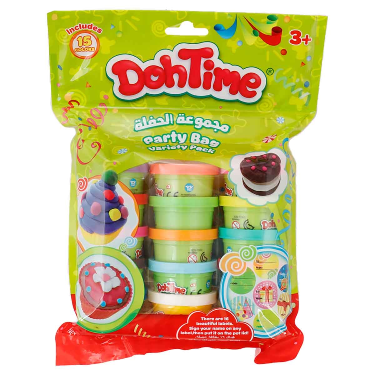 DohTime 1oz. 15-Dough Party Pack Unisex, 3-4 Years