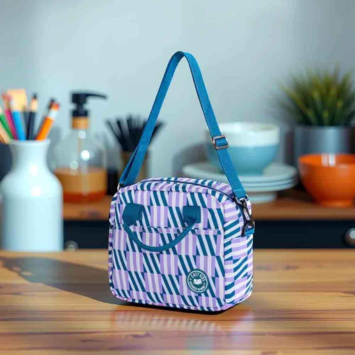 إيزي كيدز حقيبة غداء مخططة