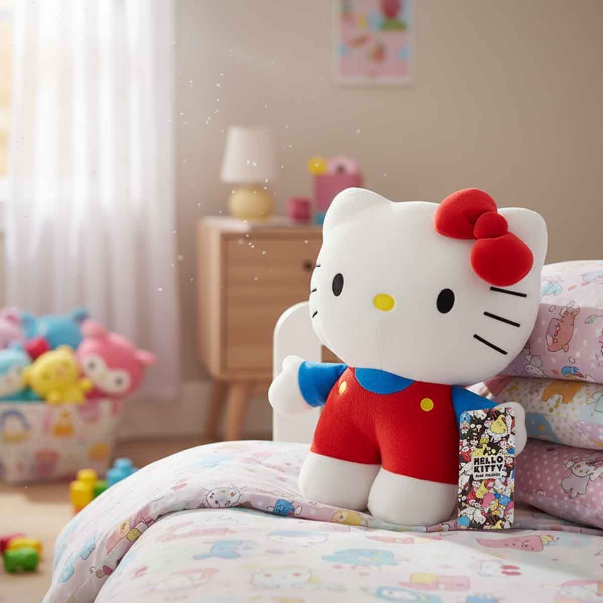 هالو كيتيぬ دمية محشوة ناعمة 12 إنش للبنات، 3-4 سنوات