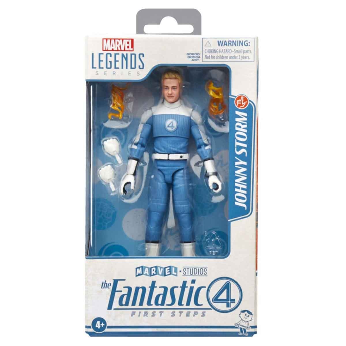 مارفل ليجندز سيريز شخصية جوني ستورم 6 إنش للجنسين من عمر 3-4 سنوات