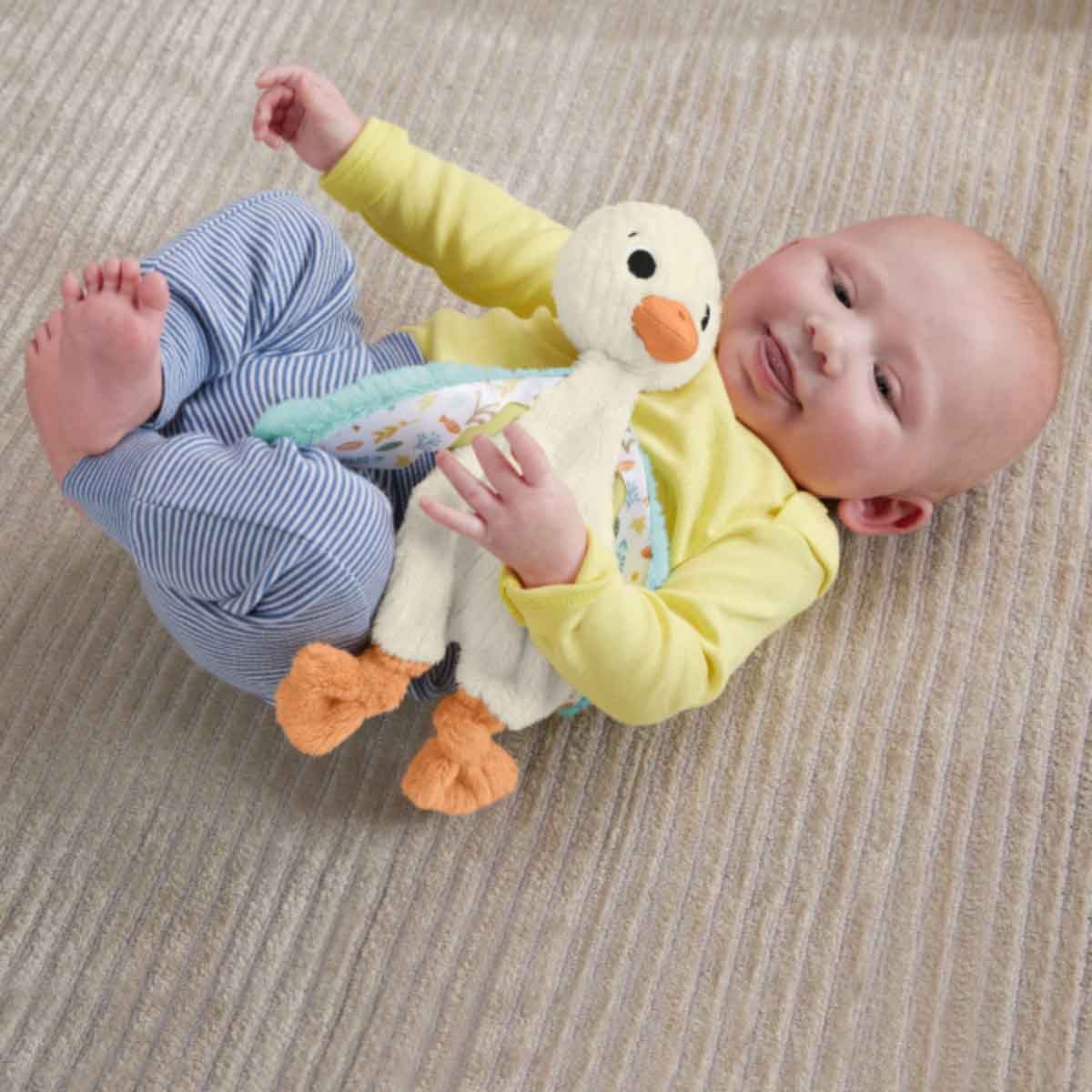 Fisher-Price Sensimals Goose Lovey Plush Toy Toddler, 0-2 Years