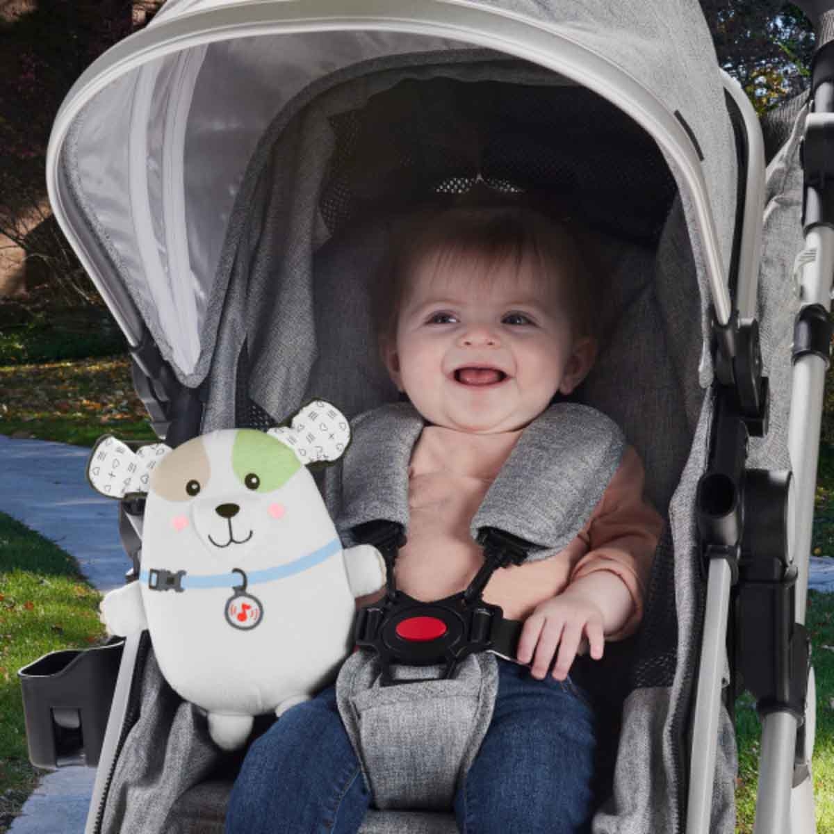 Fisher-Price Calming Vibes Puppy Soother Plush Toy Toddler, 0-2 Years