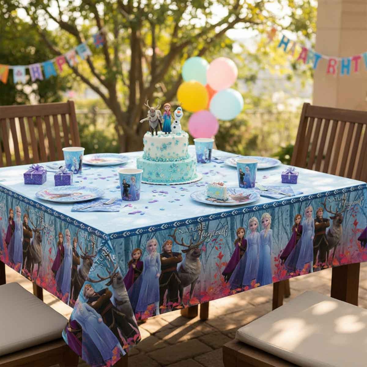 ديزني فروزن 2 غطاء طاولة بلاستيكي