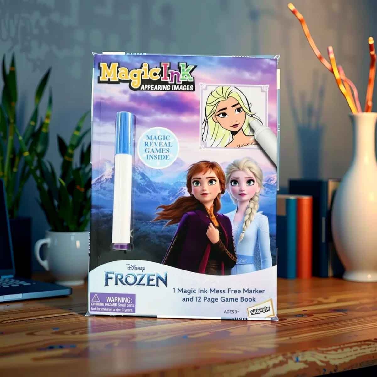 ديزني فروزن كتاب الحبر السحري للجنسين، عمر 3-4 سنوات