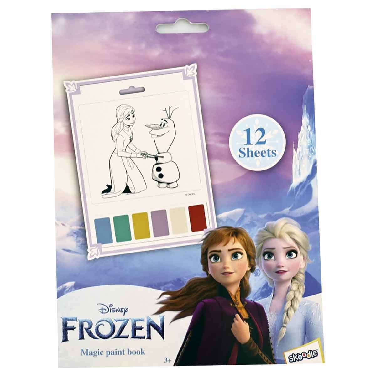 Disney Frozen 12-Sheets Paint Book Unisex, 3-4 Years