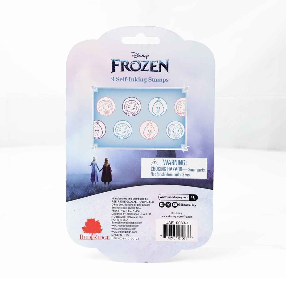 Disney Frozen 9 Self-Inking Stamps Kit Unisex, 3-4 Years