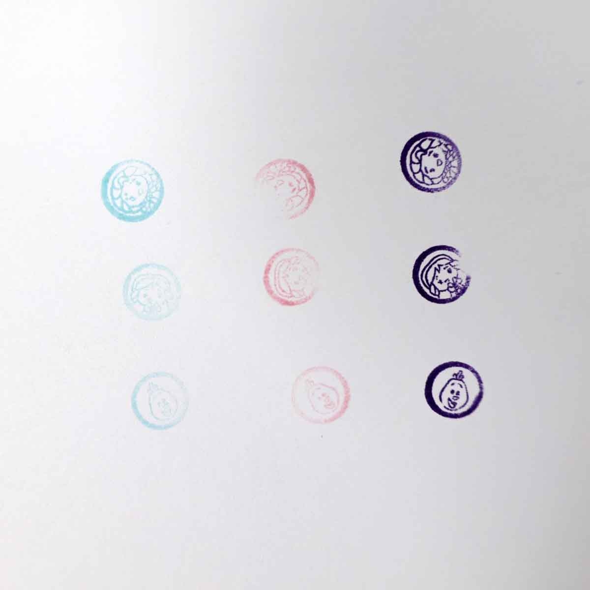 Disney Frozen 9 Self-Inking Stamps Kit Unisex, 3-4 Years