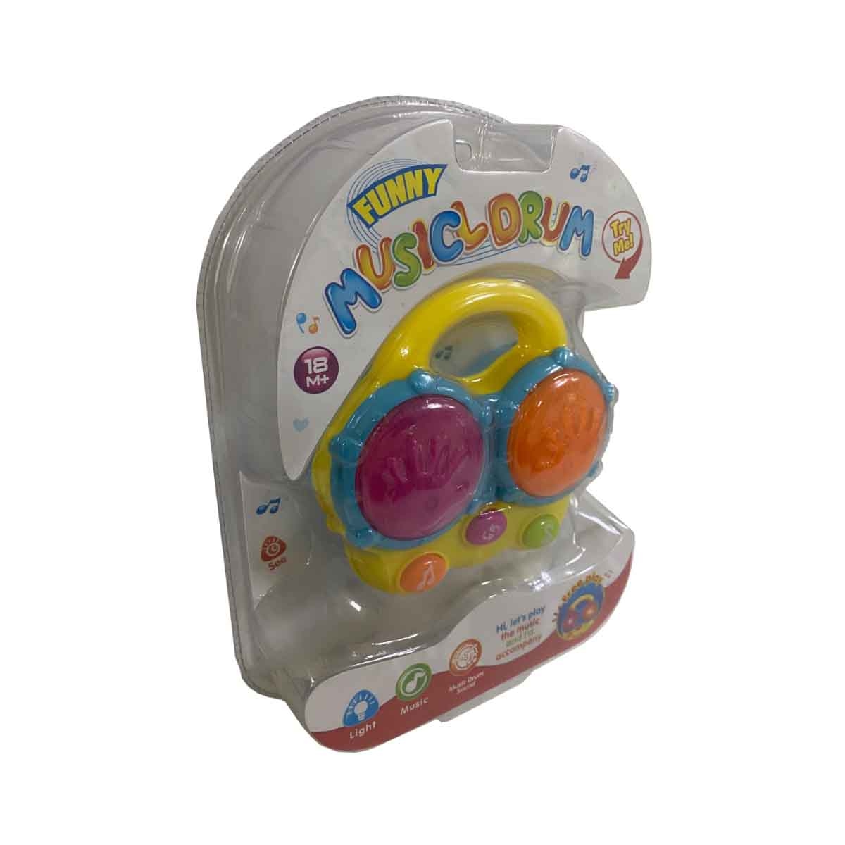 Kos Group Funny Musical Assorted Drum Musical Toy Toddler, 0-2 Years