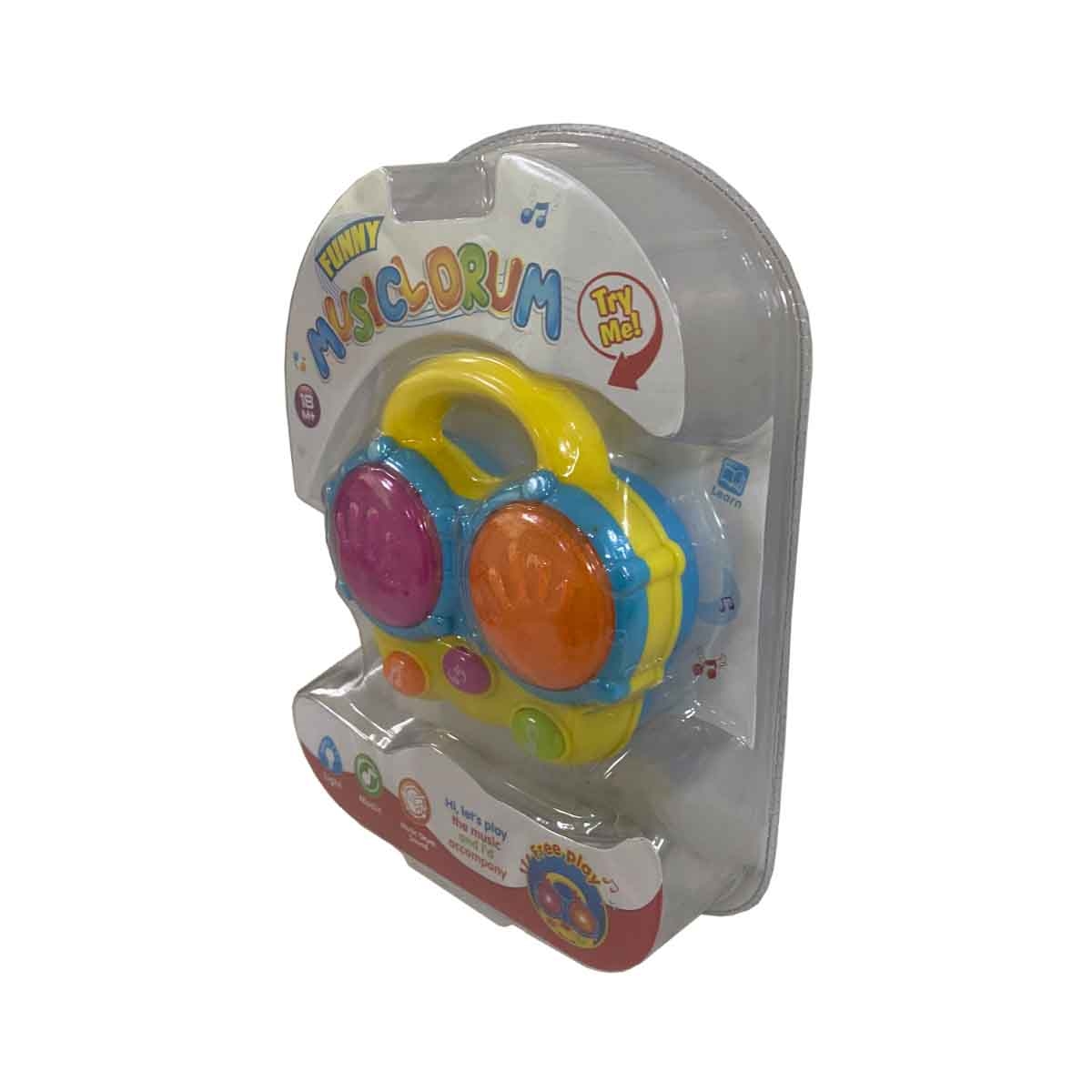 Kos Group Funny Musical Assorted Drum Musical Toy Toddler, 0-2 Years