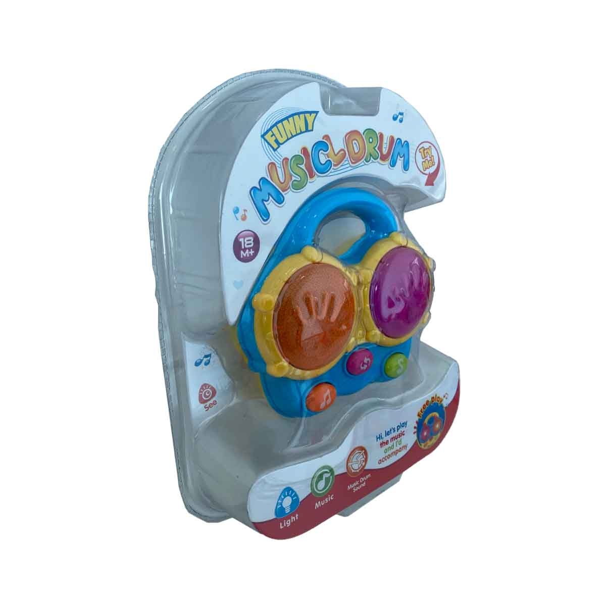 Kos Group Funny Musical Assorted Drum Musical Toy Toddler, 0-2 Years