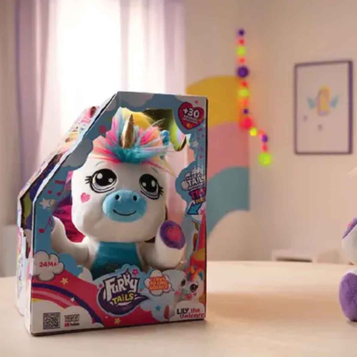 فوري تيلز مجسم يونيكورن للبنات، من عمر 3-4 سنوات