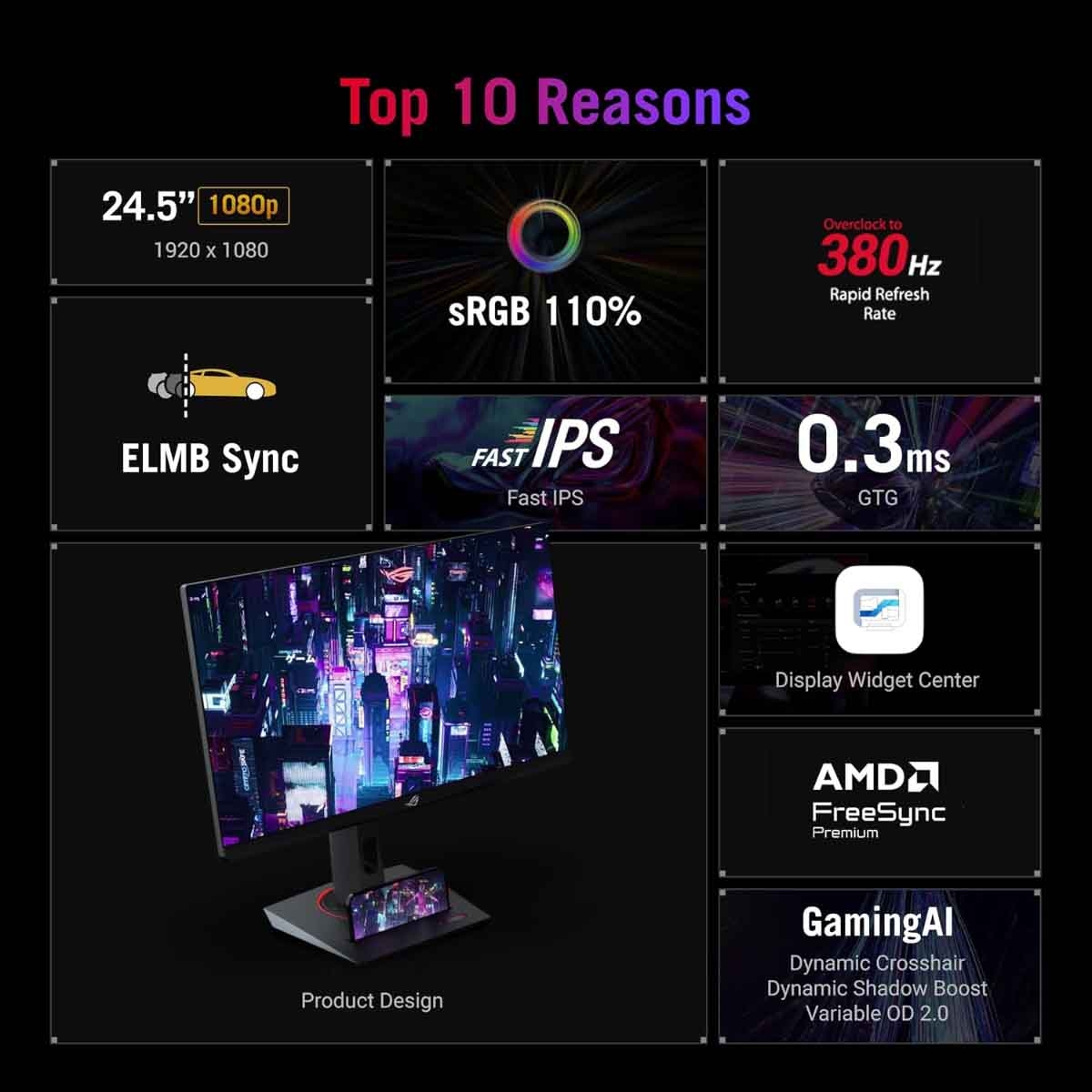 ASUS 25" ROG Strix XG259QNS Gaming Monitor