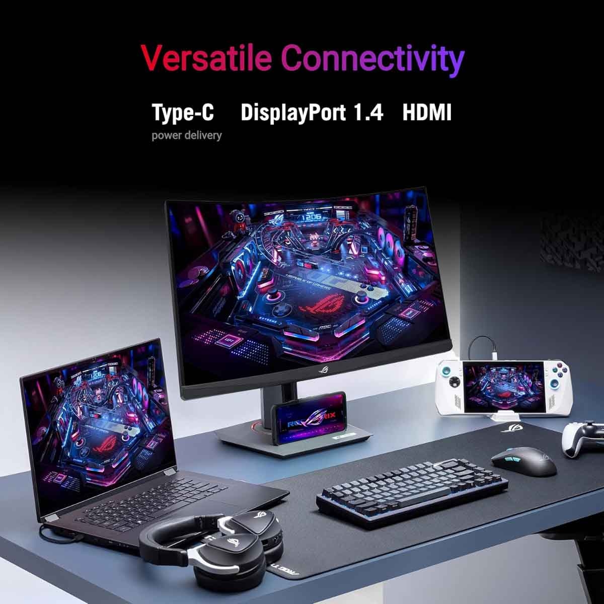 أسوس روج ستريكس XG32WCS شاشة ألعاب 32 بوصة