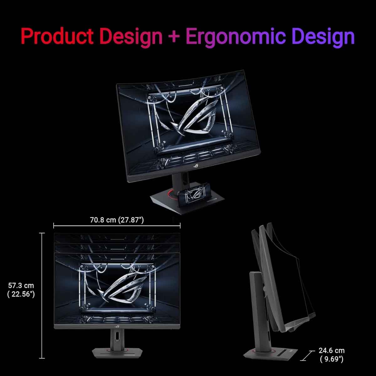 أسوس روج ستريكس XG32WCS شاشة ألعاب 32 بوصة