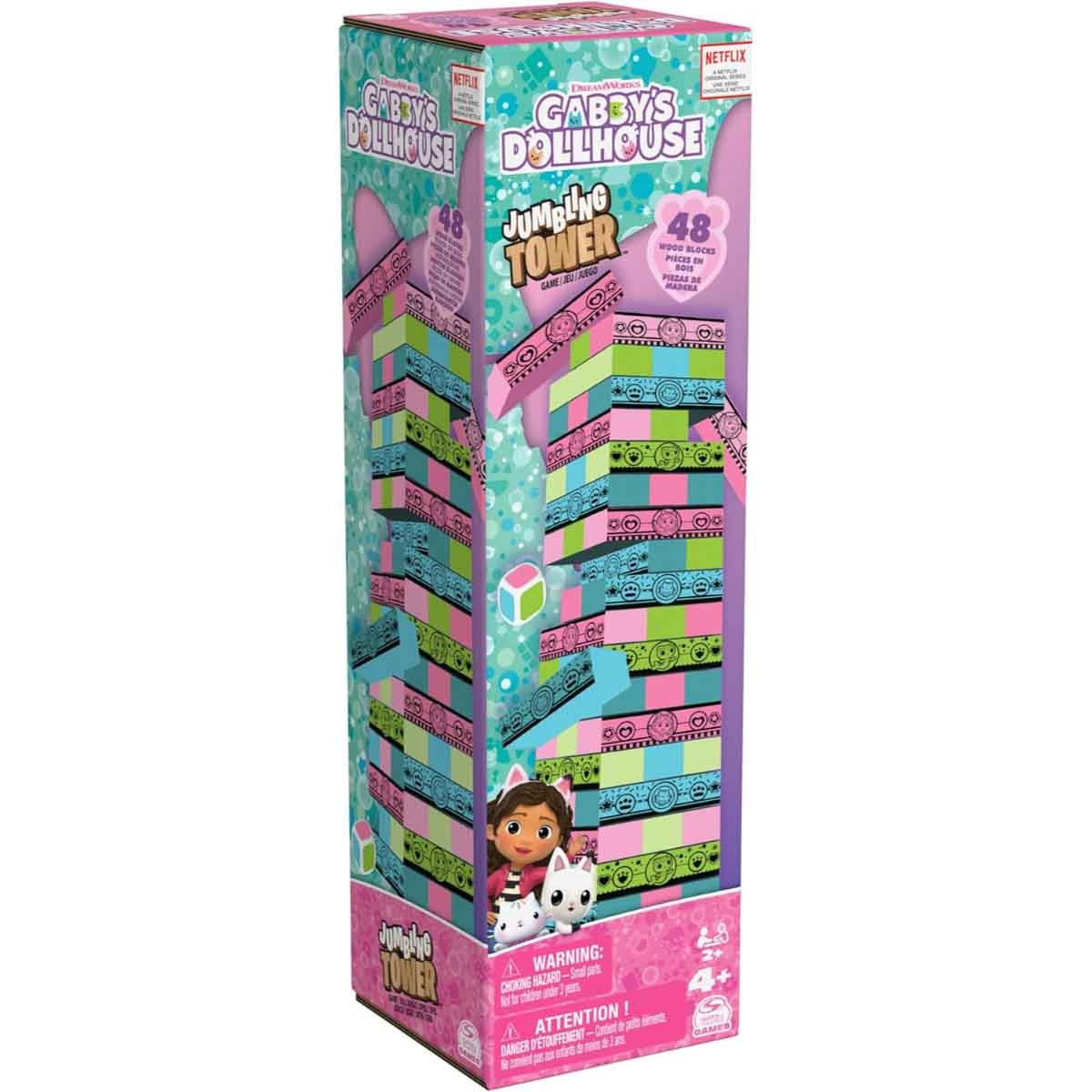 Gabby's Dollhouse Jumbling Tower Game Unisex, 5-7 Years