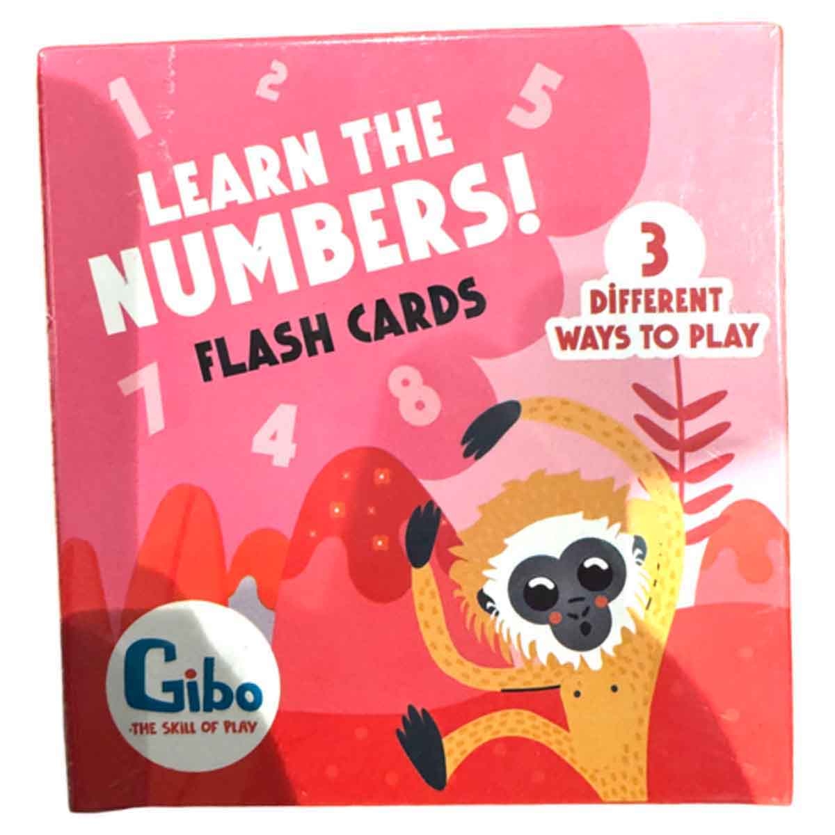 Gibo Learn To Count Flash Card Unisex, 3-4 Years