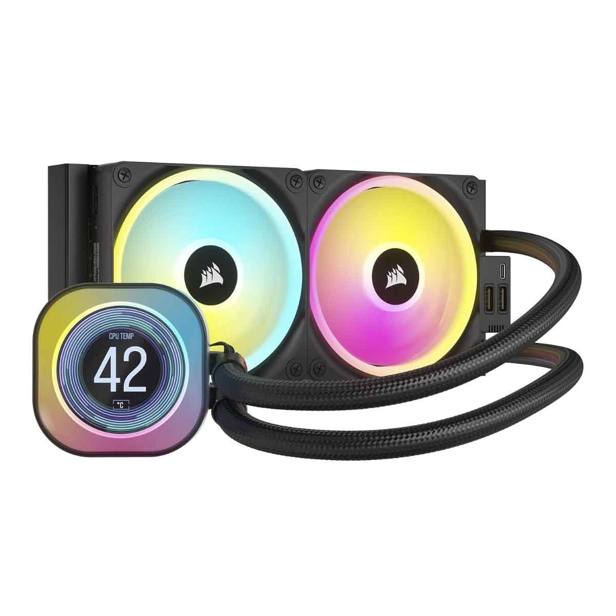 Corsair H100i LCD 240mm Liquid Cooler